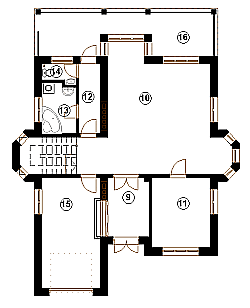 C-08-VD - План первого этажа