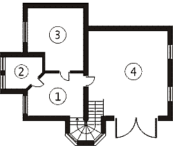 B-03-VD - План цокольного этажа